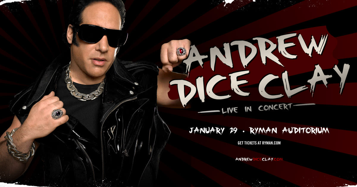 Andrew Dice Clay in Nashville at Ryman Auditorium