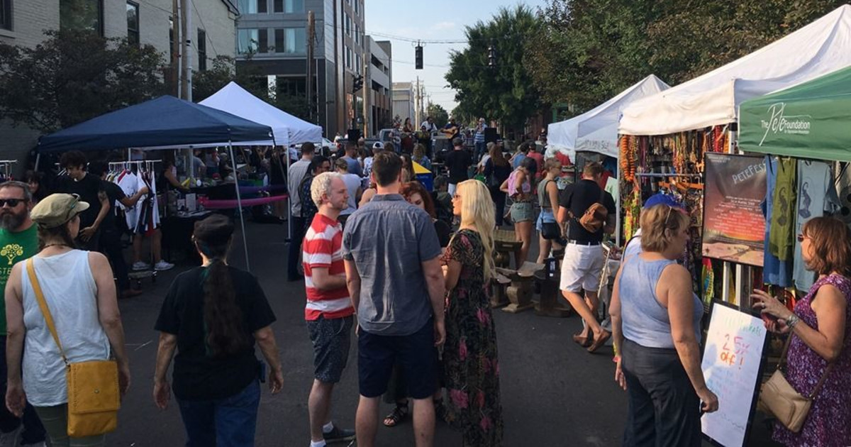 The May Flea Off Market at Shelby & Market St. In Nulu in Louisville