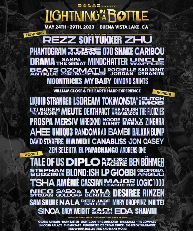 Lightning in a Bottle 2023 in Bakersfield, CA at Buena Vista Lake