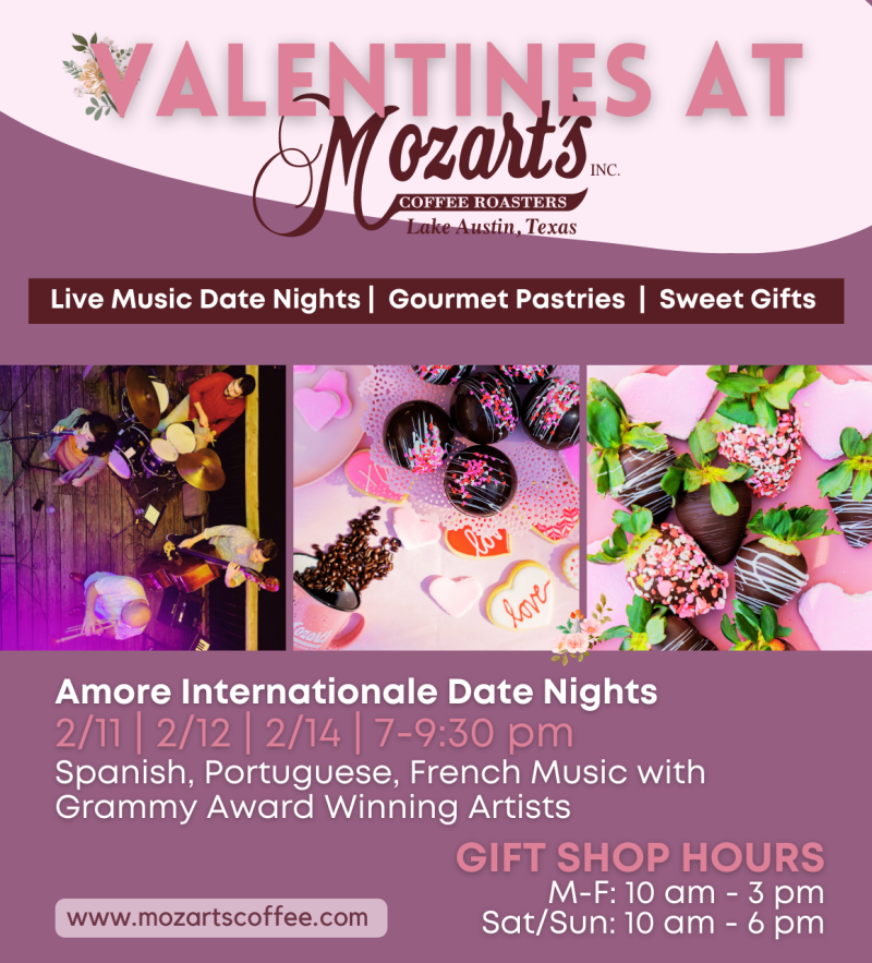 Mozart's Valentines: Amore Internationale in Austin at