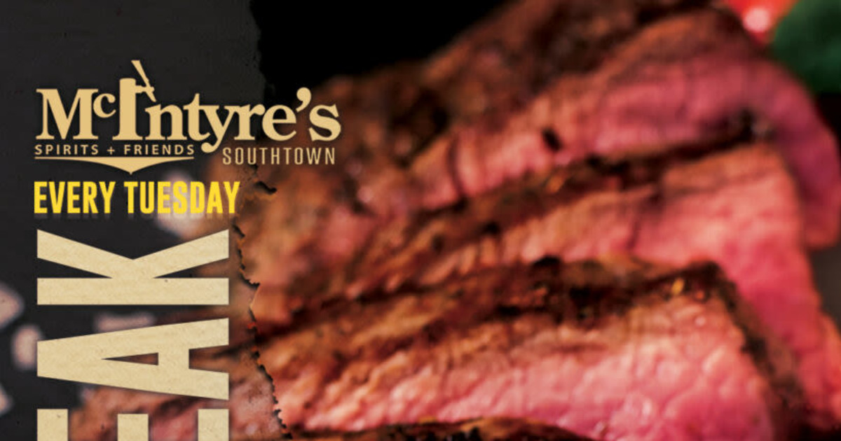 Steak Night in San Antonio at McIntyre's Southtown