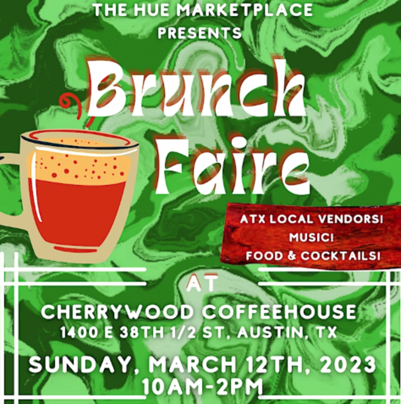 Brunch Faire Market in Austin at Cherrywood Coffeehouse