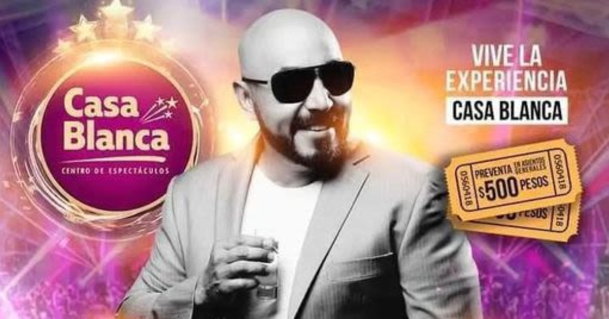 Lupillo Rivera en Tijuana en Casa Blanca Centro de Espectáculos