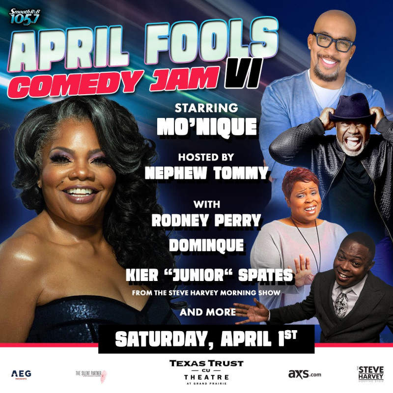 April Fools Comedy Jam VI in Grand Prairie at Texas Trust CU - April Fools Comedy Jam: Fall Back Edition Participants