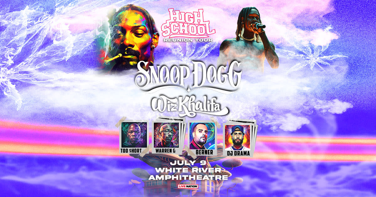 ミュージシャン Snoop Dogg High School Reunion Tour T Snoop Dogg, Wiz Khalifa, Too $hort & More - H.S. Reunion Tour 2023