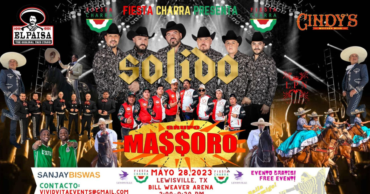 Fiesta Charra 2023 in Lewisville at Bill Weaver Arena