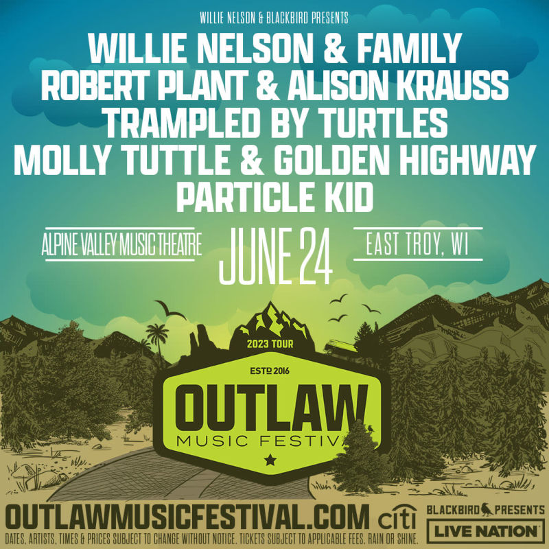 Outlaw Music Festival in East Troy at Alpine Valley