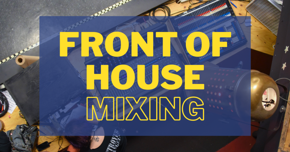 FOH Mixing in Seattle at The Vera Project