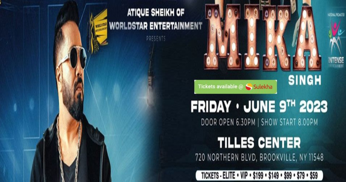 Mika Singh Live Concert In New York in Greenvale at Tilles Center