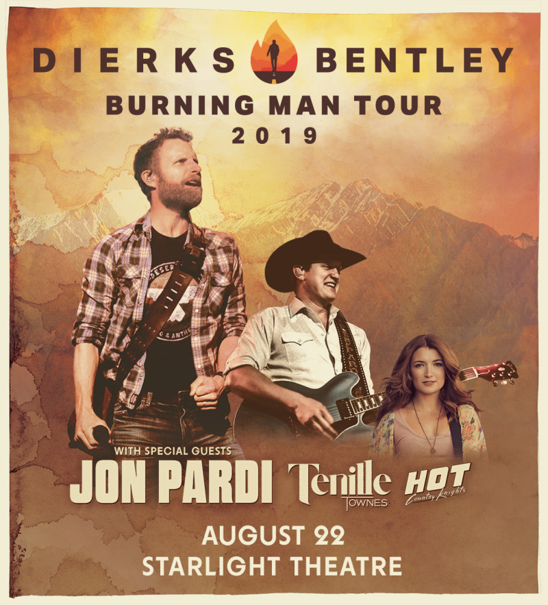 Dierks Bentley Jon Pardi Tenille Townes Hot Country Knights