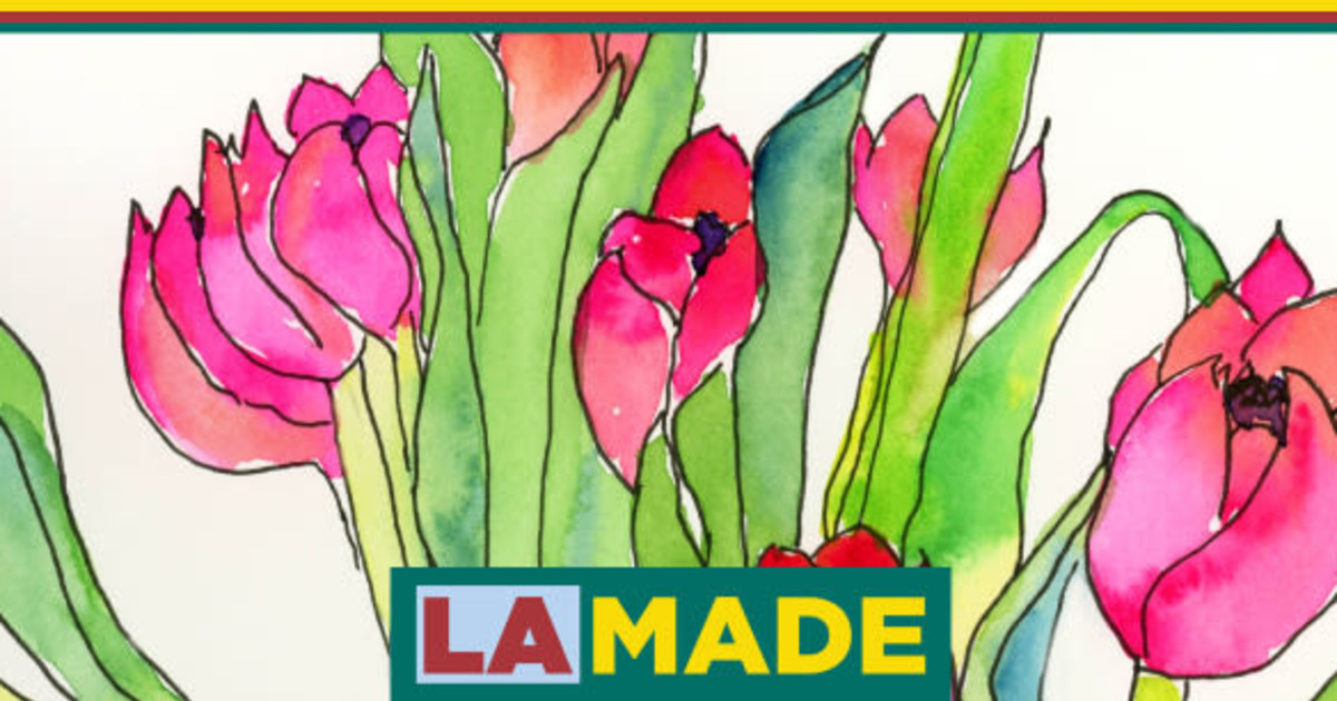 LA Made Beginning Watercolor in Los Angeles at Los Feliz Branch