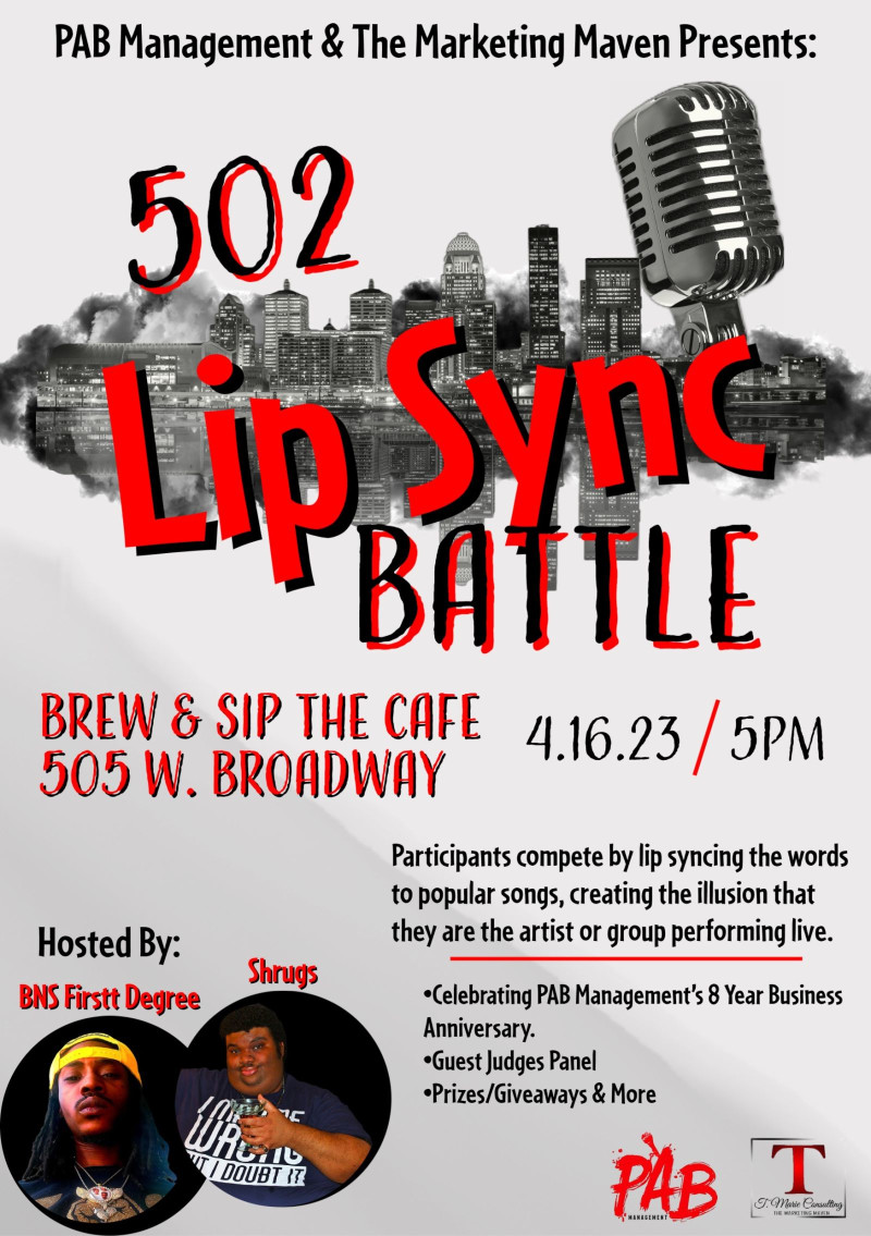 502 Lip Sync Battle in Louisville at Brew & Sip Coffee Bar