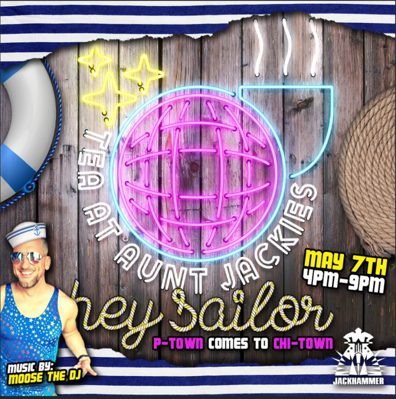 Tea at Aunt Jackies Hey Sailor! in Chicago at Jackhammer