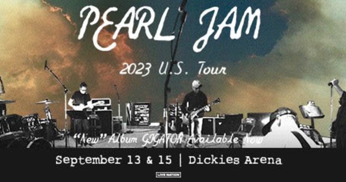 Pearl Jam in Fort Worth at Dickies Arena
