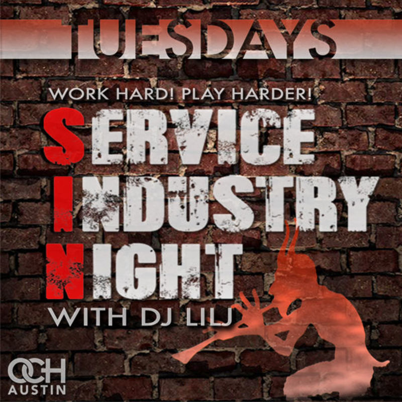 Service Industry Night in Austin at Oilcan Harry's