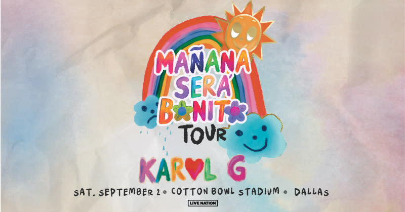 Karol G concert poster 2025