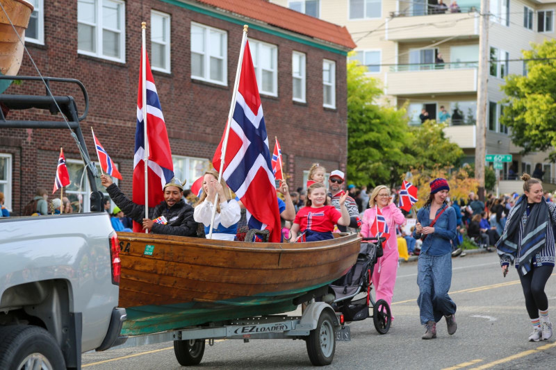 Syttende Mai Parade in Seattle at Ballard