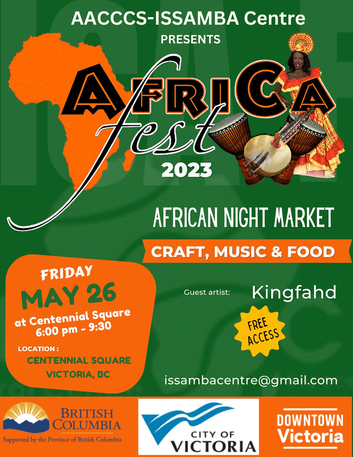 Africa Festival 2023 in Victoria at Centennial Square