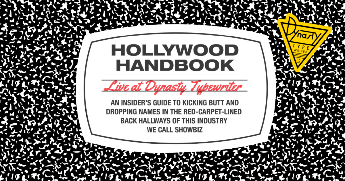 Hollywood Handbook in Los Angeles at Dynasty Typewriter