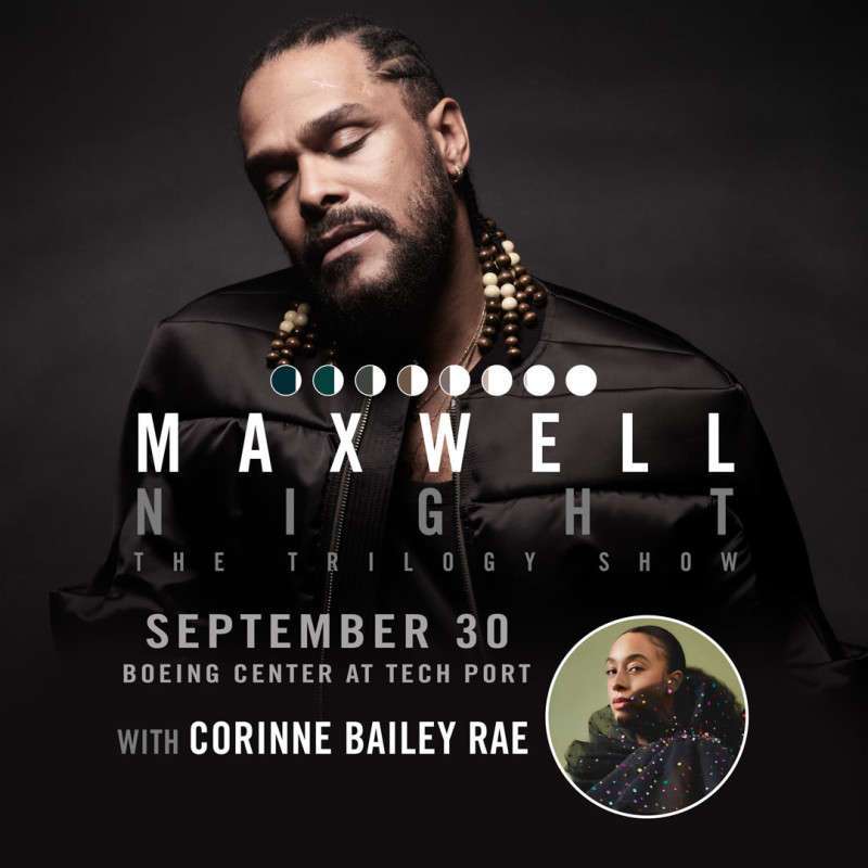 Maxwell Night The Trilogy Show in San Antonio at Boeing Center