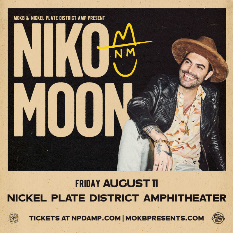 Niko Moon in Fishers at Nickel Plate District Amphitheater