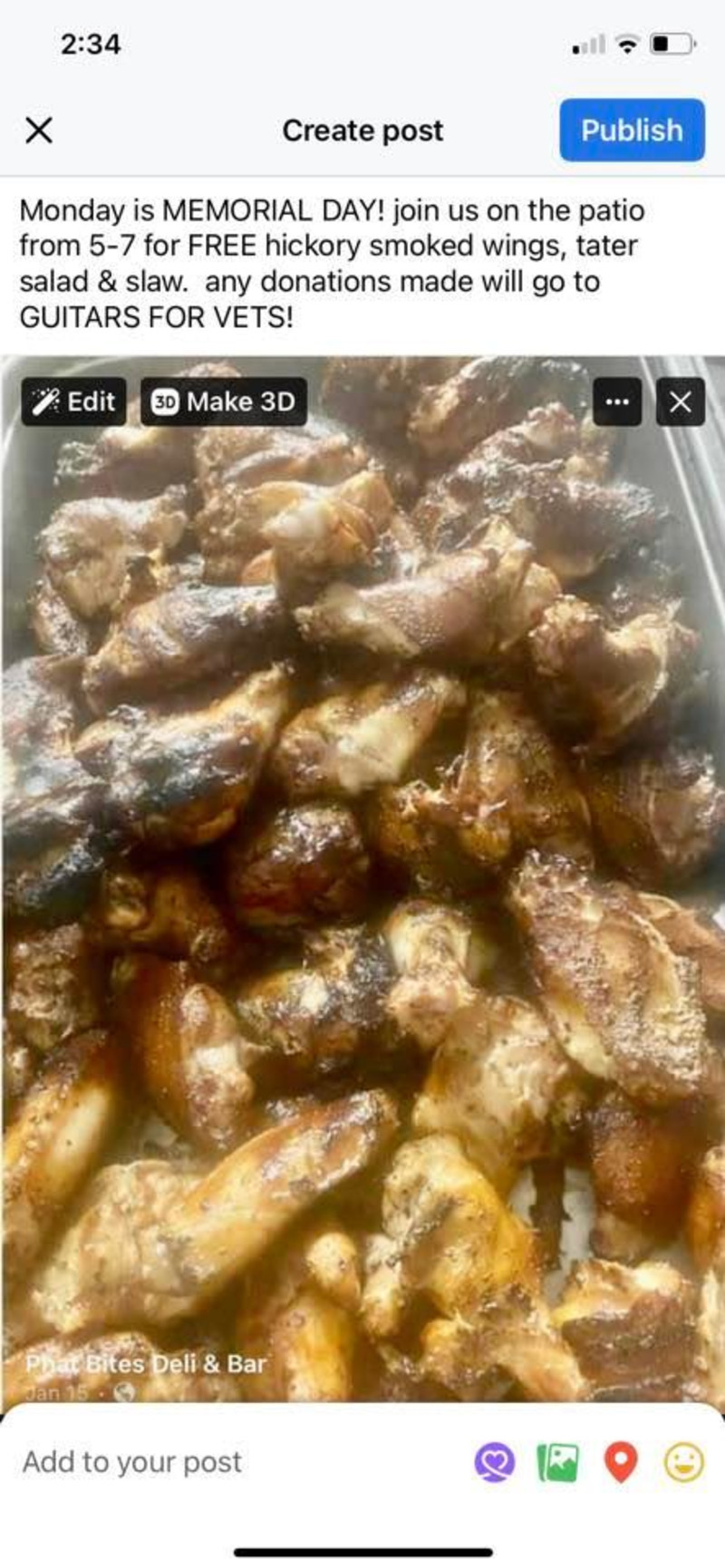 Memorial Day in Nashville at Phat Bites