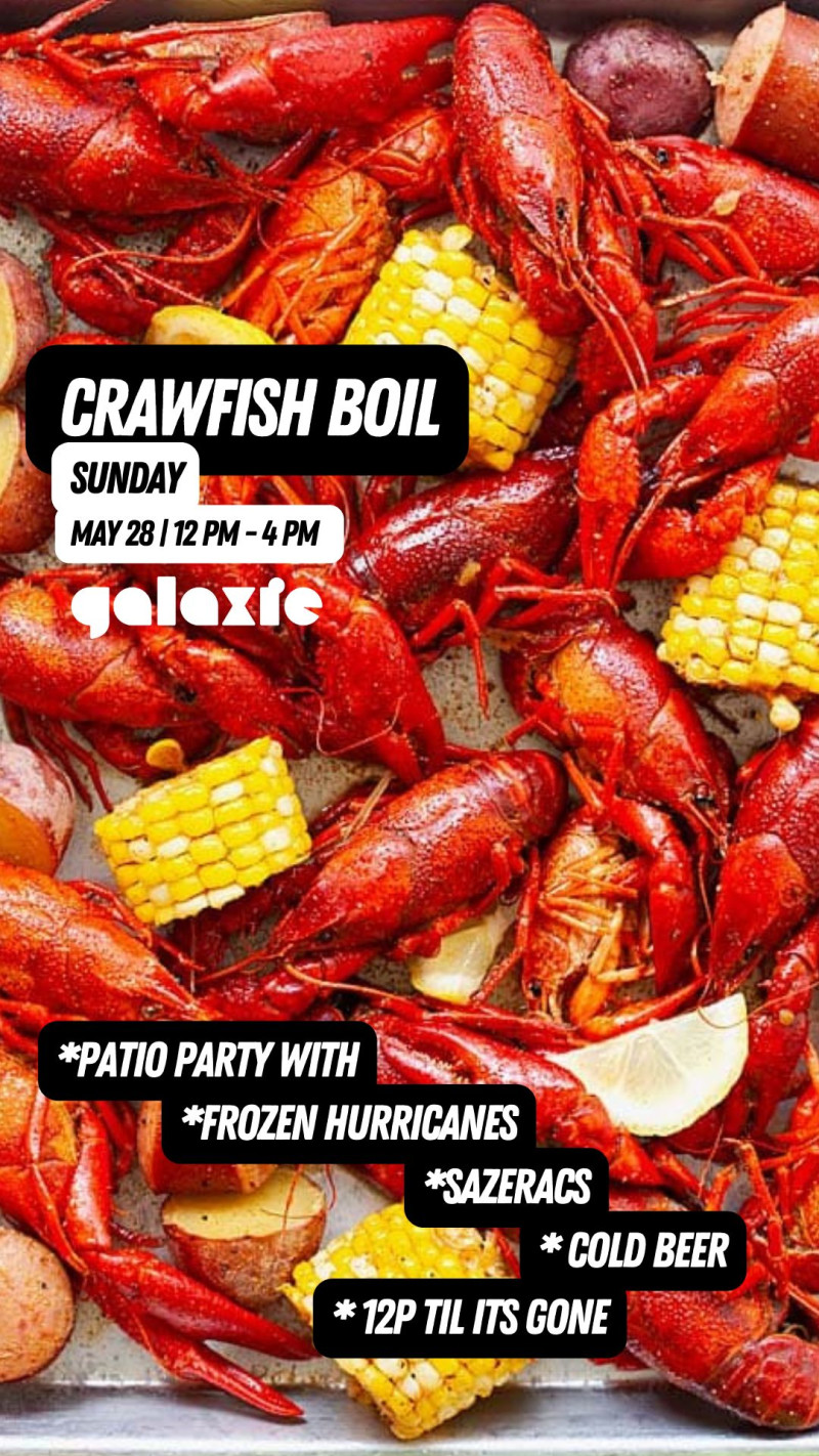 Crawfish Boil and NOLA Bar Takeover in Louisville at Galaxie Bar