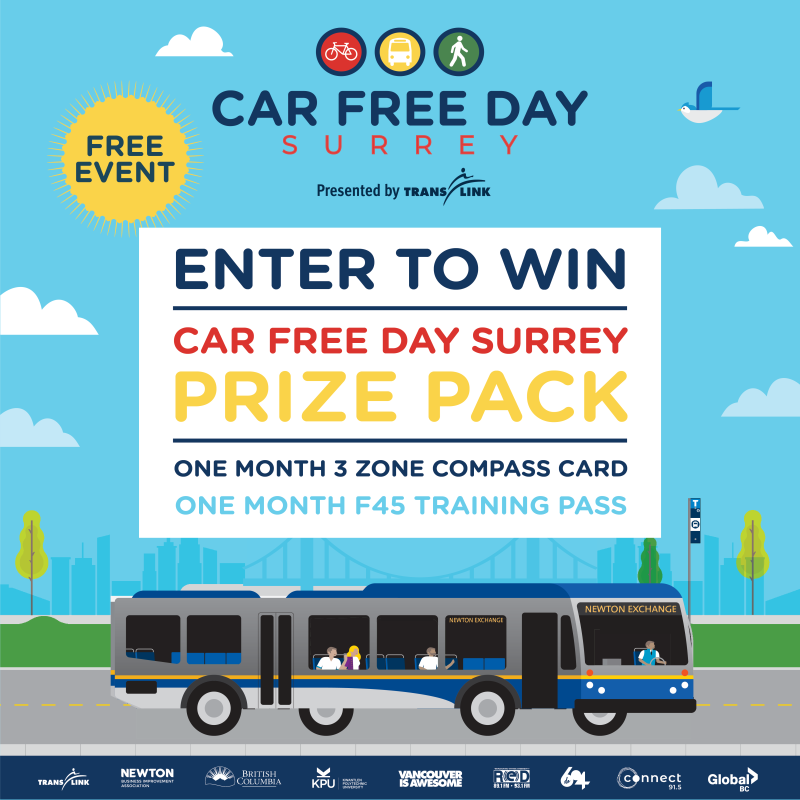 Car Free Day Surrey in Vancouver at TransLink Zone