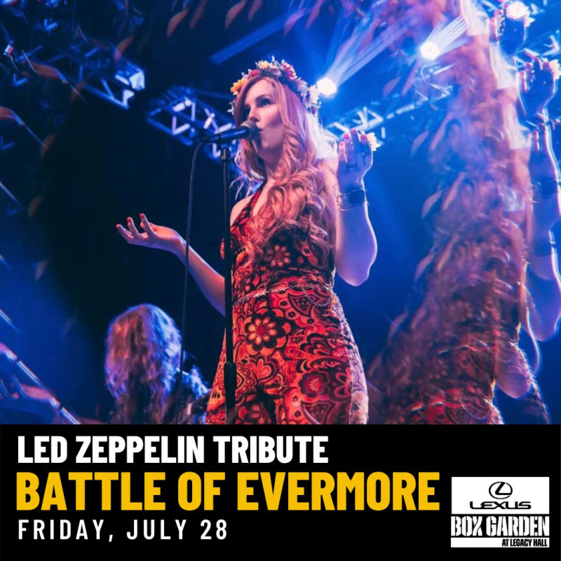 Led Zeppelin Tribute Battle of Evermore in Plano at Legacy Hall