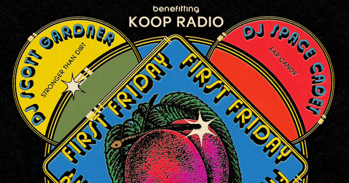 First Friday with KOOP Radio in Lockhart at Plum Creek Records