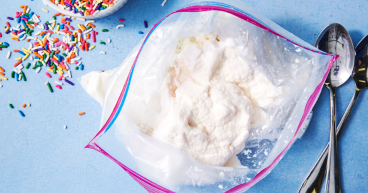 Celebration Ice Cream in a Bag in Los Angeles at