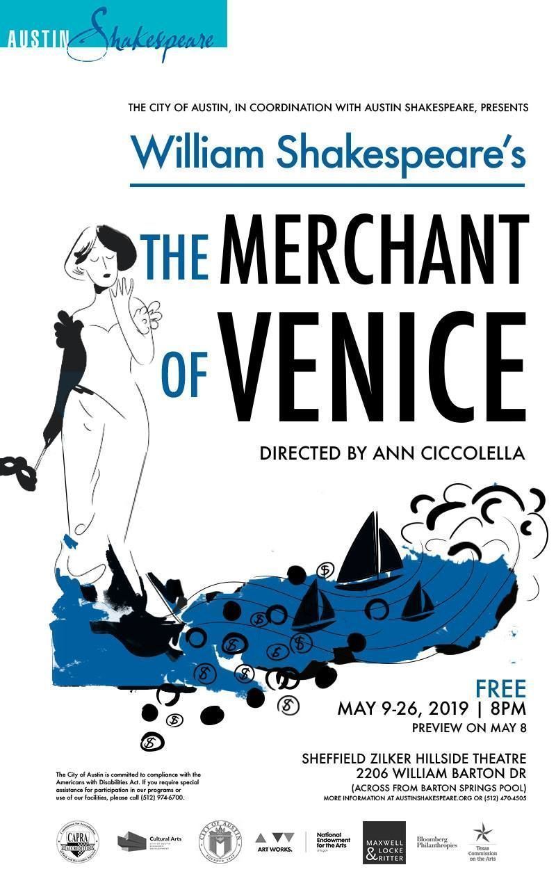 William Shakespeare's The Merchant of Venice in Austin at Zilker