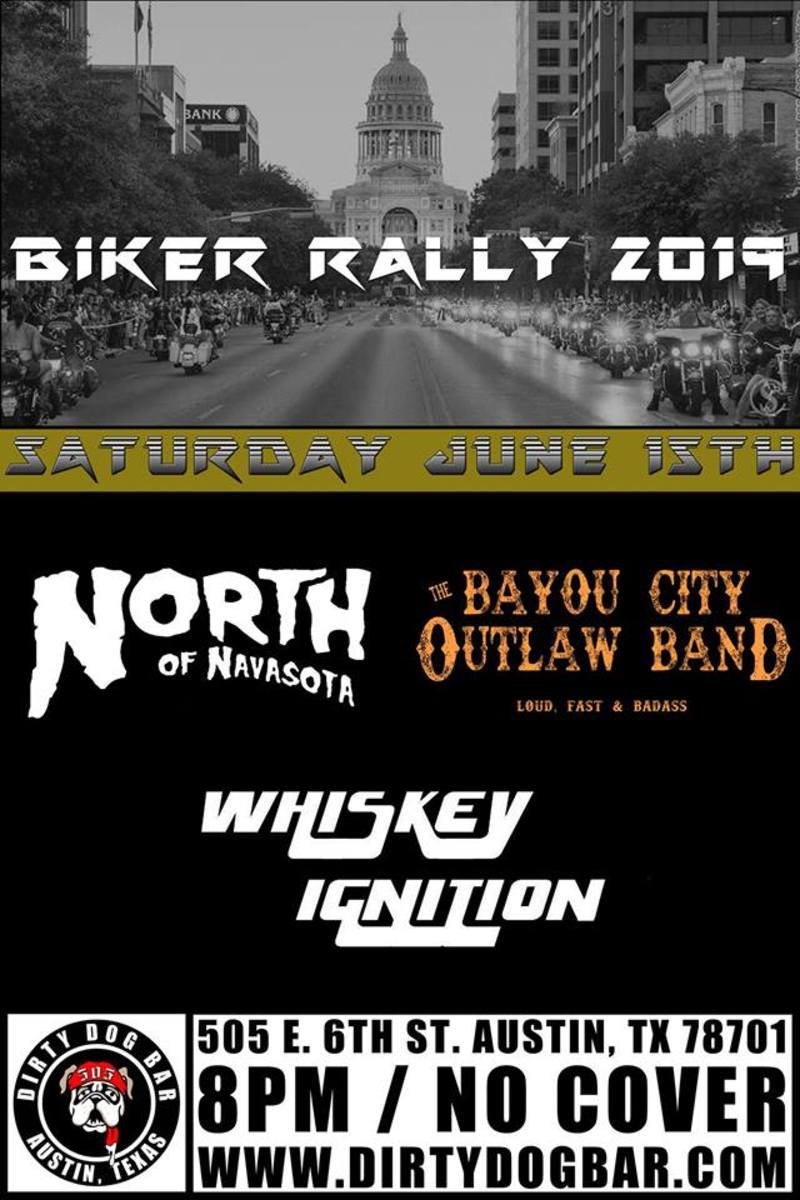 North of Navasota, Bayou City Outlaw Band & Whiskey Ignition in