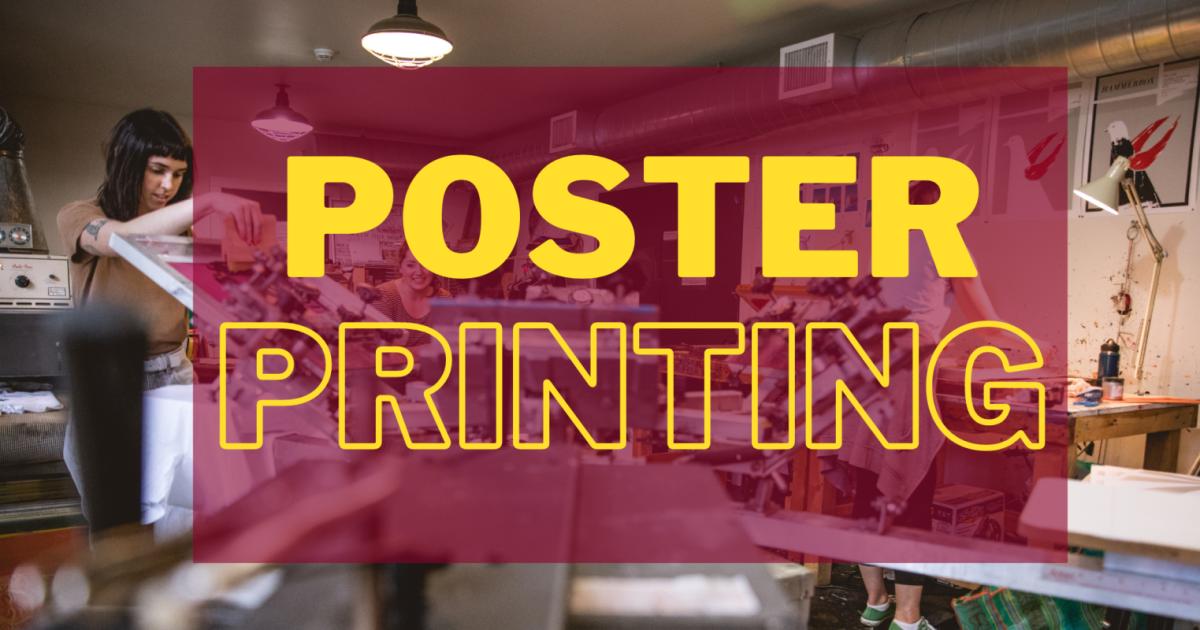 Poster Printing in Seattle at The Vera Project