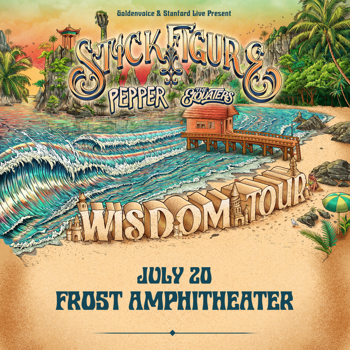 Stick Figure in Stanford at Frost Amphitheater