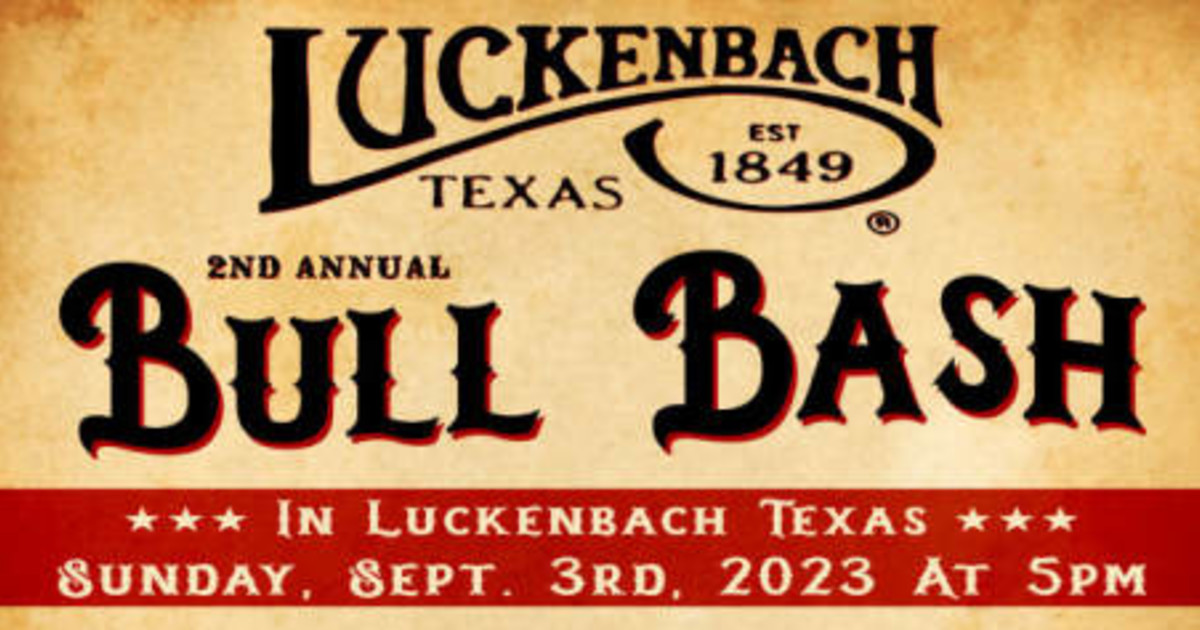 2nd Annual Luckenbach Texas Bull Bash Bull Riding, Mutton