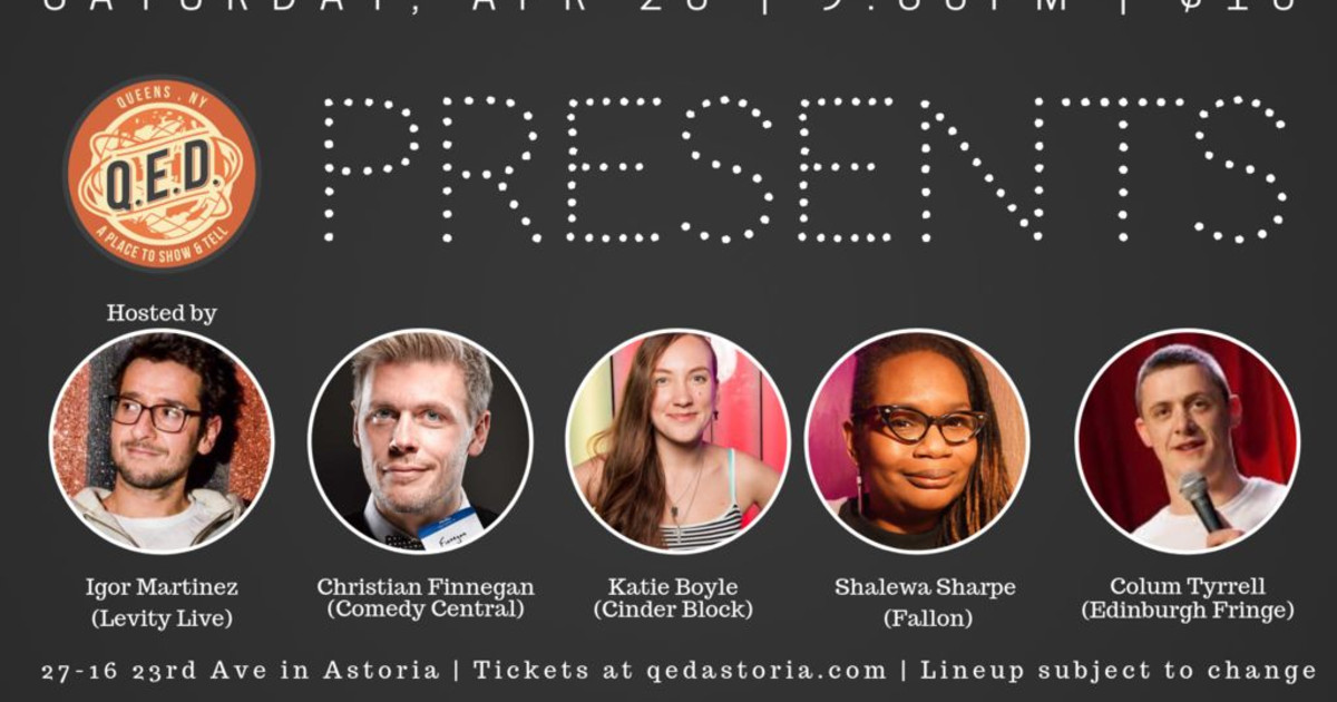 QED PRESENTS aLLSTAR STAND UP SHOWCASE in Astoria at Q.E.D. A