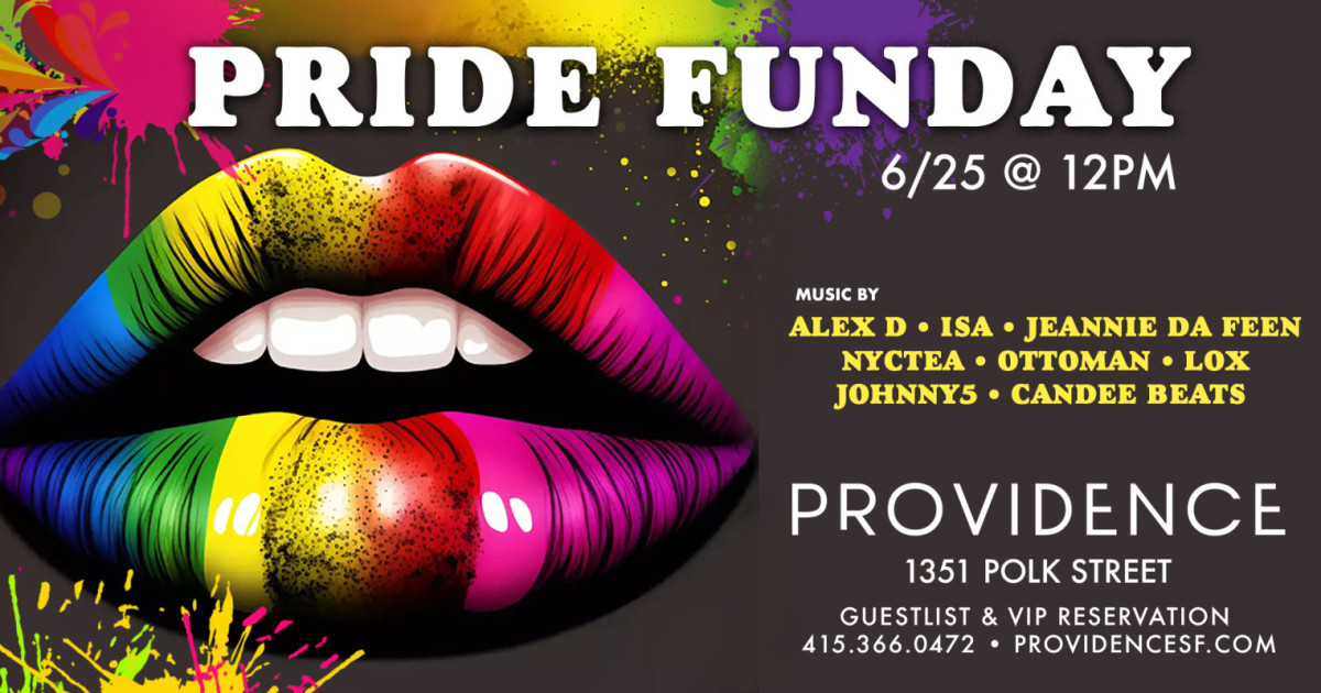 PRIDE FUNDAY in San Francisco at Providence SF