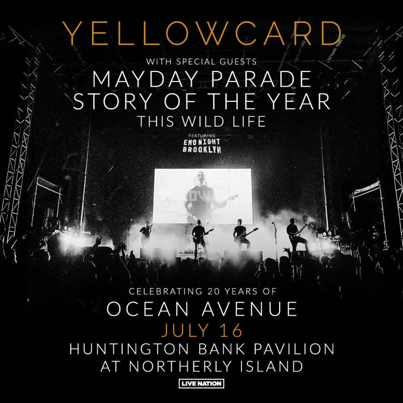 Yellowcard Celebrating 20 Years of Ocean Avenue in Chicago at