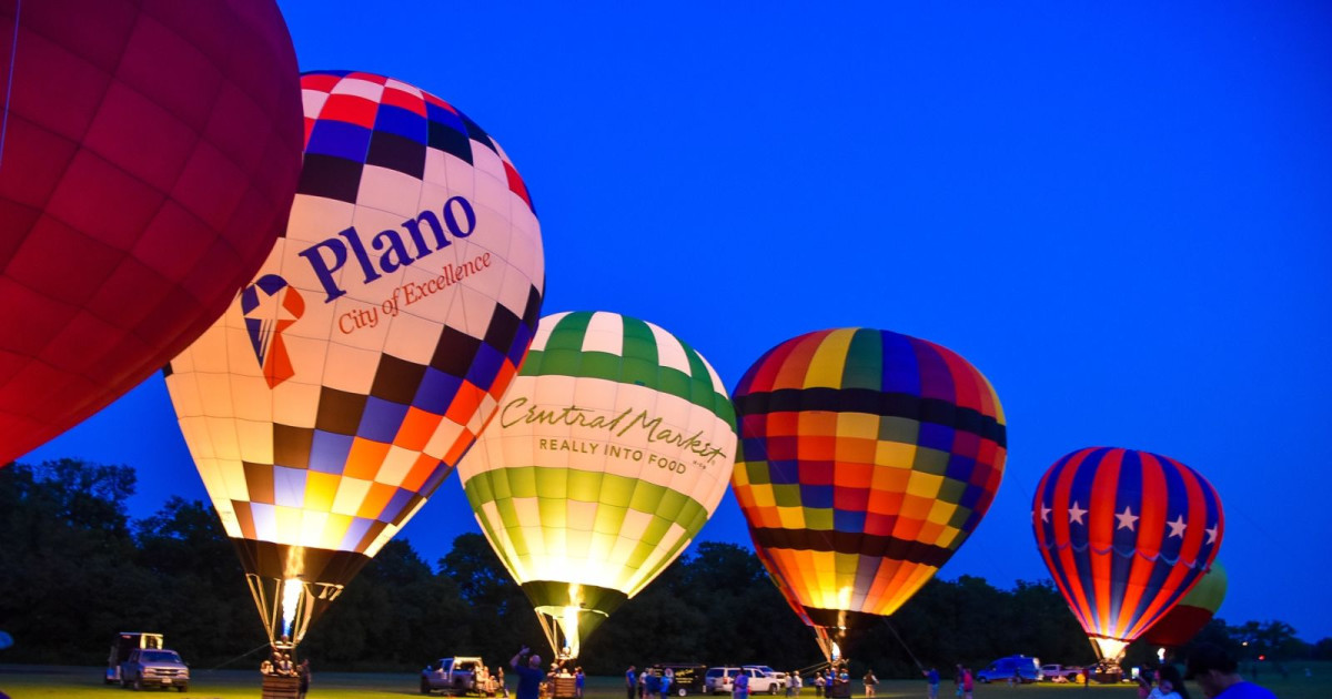 HEB Central Market Plano Balloon Festival in Plano at Oak