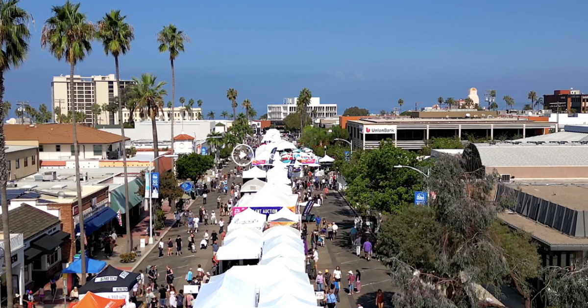 La Jolla Art & Wine Festival in San Diego at La Jolla Village