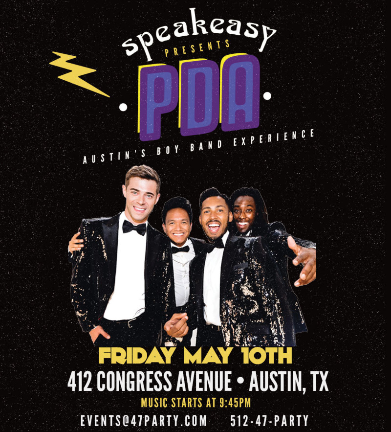 PDA Austin's Boy Band Experience in Austin at Speakeasy