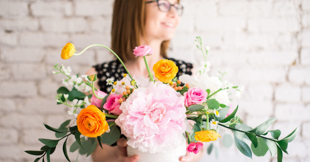 Intro to Floral Arranging in Austin at CRAFT