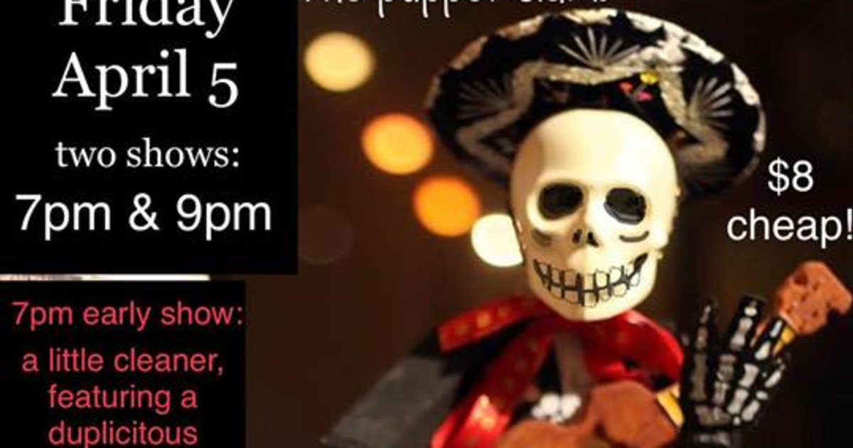 Beer and Puppet Theater, The Puppet Slam! in Seattle at Cafe Racer