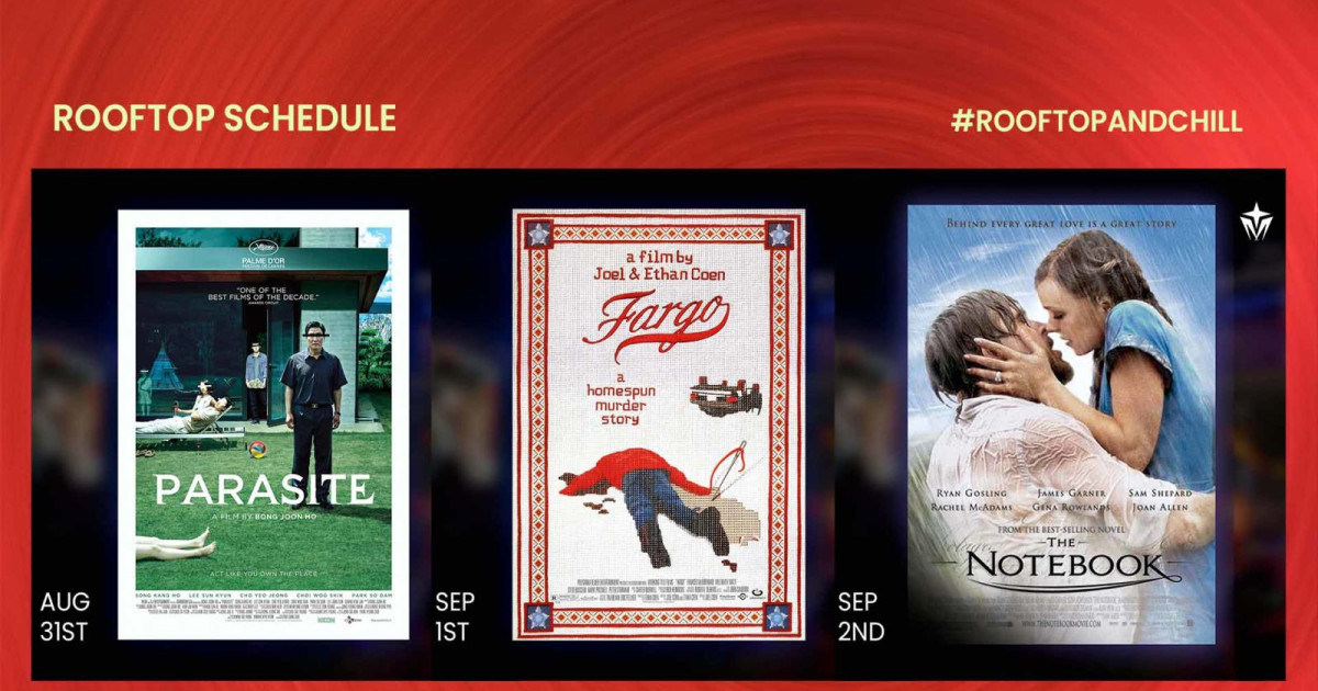 Rooftop Movies at The Montalbán Aug. 31 Sept. 2 in Los Angeles at