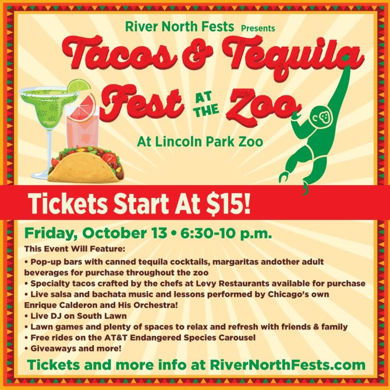 Tacos & Tequila Fest Adults Only Evening in Chicago at Lincoln
