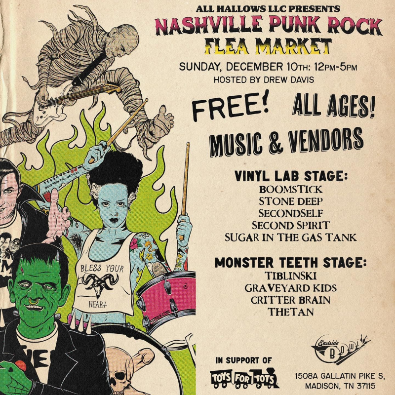 NASHVILLE PUNK ROCK FLEA MARKET in Nashville at Eastside Bowl