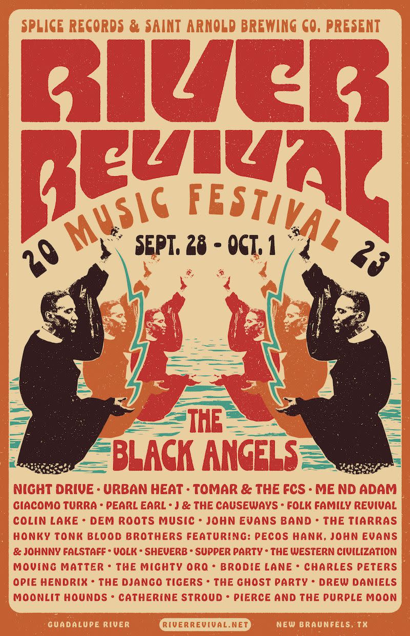 River Revival Music Festival in Houston at New Braunfels, TX