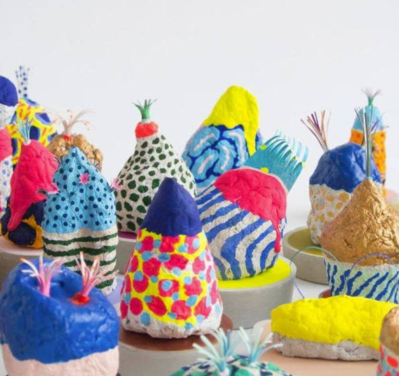 Paper Pulp Sculpture with Chiaozza in Los Angeles, CA