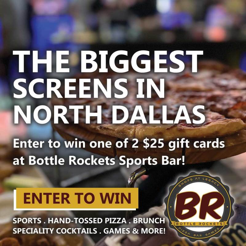 Win a Gift Card to Bottle Rockets Bar in Plano at Bottle Rockets Bar